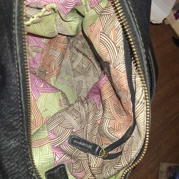 The SAK Elegant Black Leather HOBO Shoulder Bag - Picture 6 of 8